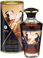 Shunga šildomasis afrodiziakų masažinis aliejus 100 ml - Creamy Love Latte