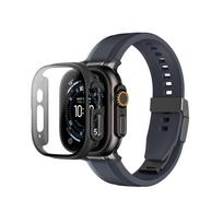 Apsauginis stiklas su dėklu AmazingThing Radix, skirtas Apple Watch Ultra 3 49 mm, juodas