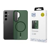 3mk Smoke MagCase dėklas telefonui Samsung Galaxy S24 su MagSafe, perregimas žalias