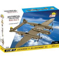 Cobi Konstruktorius Lockheed P-38H Lightning COBI-5763, 652 vnt., 1:32, rudos spalvos, Historical Collection, plastikas, lėktuvas