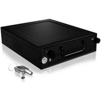 Icybox IB-148SSK-B, vidinis korpusas, 2,5/3,5 colio HDD, SATA/SAS, 6Gb/s, metalas, juodas, užraktas, ventiliatorius