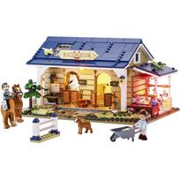 Lumibricks arklidės F9080, konstrukcinis žaislas, 973 dalys, LED apšvietimas, nuo 16 metų, plastikas