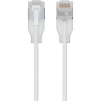 Ubiquiti UniFi Etherlighting Cat.6a tinklo kabelis UACC-Cable-Patch-EL-C6A-0.15, 15 cm, 2x RJ-45, 10GbE, baltas, pintas