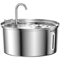 Rojeco vandens fontanas katėms RYSJSLTH-17, 3.2L, SUS304, ABS, 5V, 1A, 100-240V, 50/60Hz, 1000mA, LED apšvietimas