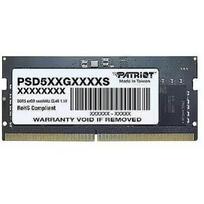 Patriot Memory atminties modulis PSD58G560082, 8GB, 1 x 8GB, DDR5, 5600 MT/s, 288-pin UDIMM, 1.1 V, 0 - 85 °C, RoHS, On-Die ECC