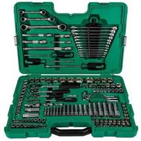 Sata Instrumentų rinkinys ST09510SJ, 150 vnt, 1/4", 3/8", 1/2", prailgintuvas, adapteris, atsuktuvų antgaliai, galvutė