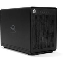 Owc ThunderBay 4 OWCTB3SRKIT0GB, korpusas, 4x 2,5" arba 3,5", 2x Thunderbolt 3, 1x DisplayPort, RAID 0 1 4 5 10, aliuminis, juodas
