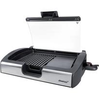 Steba BBQ table grill VG 200 (black, 2,200 watts, with glass lid)