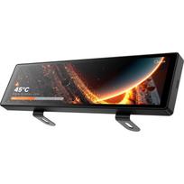 Ocypus Sigma ES916 monitorius Sigma-ES916-BKN00XXX-GL, 23,3 cm, 1920x462 pikseliai, IPS HD, juodas, 9-pin, USB-A, nešiojamas