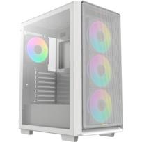 Ocypus Gamma C60 ARGB Gamma-C60-WHG400XX-GL, Mid-Tower, Baltas, Grūdintas stiklas, ATX, 4x 120mm ARGB PWM ventiliatoriai