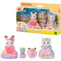 Epoch Sylvanian Families 5809, figūrėlių rinkinys, gėlių princesės, 4 figūrėlės, suknelės, karūna, galvos juosta, nuo 36 mėn.