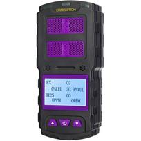 Ermenrich NG60 dujų detektorius LL_84760, 0-100% LEL, 0-100 ppm, 0-1000 ppm, 0-30% VOL, LCD, IP65, Ex Ib IIB T3Gb