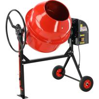 Yato Betono maišyklė YT-90604, 800W, 200l, 230V, 50Hz, 28min⁻¹, IP44, II klasė, 2 ratai, plieno būgnas