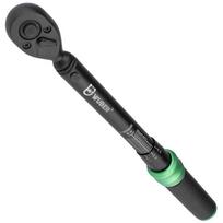 Wuber sukimo momento raktas W46001, 1/4", 1-25 Nm, 72 dantukai, Cr-V plienas, reguliuojamas, fiksavimo mechanizmas, žalia, juoda