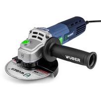 Wuber kampinis šlifuoklis W27477, 850W, 11000 RPM, 125mm, 22mm, M14, 10 diskai, sidabrinė, mėlyna, juoda