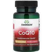 Swanson Vitamins, CoQ10, 100 mg, 100 veganiškų minkštųjų kapsulių