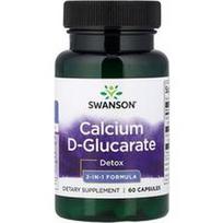 Swanson Vitamins, Kalcio D-gliukaratas, 60 kapsulių (250 mg vienoje kapsulėje)