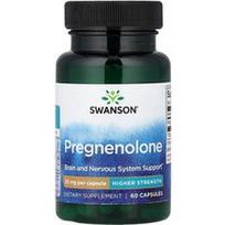 Swanson Vitamins, Didesnės koncentracijos pregnenolonas, 25 mg, 60 kapsulių