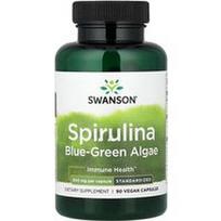 Swanson Vitamins, Spirulina, standartizuota, 90 veganiškų kapsulių