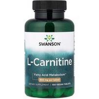 Swanson Vitamins, L-karnitinas, 100 veganiškų tablečių