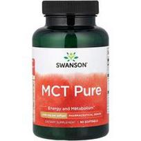 Swanson Vitamins, MCT grynas, 1000 mg, 90 minkštųjų kapsulių