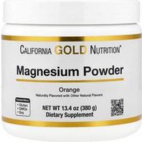 California Gold Nutrition, Magnio miltelių gėrimas, apelsinas, 13.4 uncijos (380 g)