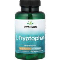 Swanson Vitamins, L-triptofanas, 500 mg, 90 daržovių kapsulių