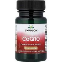 Swanson Vitamins, CoQ10, 30 mg, 60 minkštųjų gelių