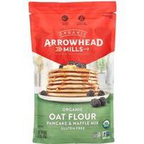 Arrowhead Mills, Ekologiškas avižinių miltų blynų ir vaflių mišinys, be glitimo, 453 g