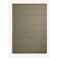 Rankų darbo žalsvai mėlynos spalvos iš vilnos mišinio kilimas 200x290 cm Ember – MADE