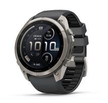 Išmanusis laikrodis Garmin Fenix 9 Pro – inReach, 51mm Titanium su Graphite/Black silikonine apyranke | 010-04337-21