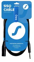 SSQ JSXM5 SS-1464 Kabelis Jack Stereo - XLR 3-pin Kištukinis 5 m Juoda