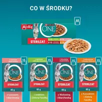 PURINA One Sterilcat Box - šlapias kačių maistas - 60x85g