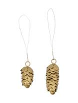 House Doctor - Christmas Ornament, Hdcone, Gold - Kalėdiniai žaisliukai ir eglutės aksesuarai - Aukso