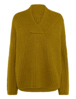 Topshop - Tsfreddi Knitted Chunky Jumper Knt - Megztinis - Chaki spalva