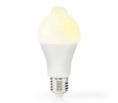 Nedis LBPE27A601-LED Lemputė su judesio ir sutemų jutikliu A60 E27/4,9W/230V 3000K