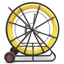 Kabelių pratraukėjas su rite ant ratukų | stiklo pluošto (FRP) 11mm | 300m