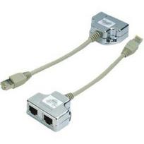 DATACOM "Y" adapter STP CAT5E PC / PC TEL