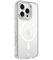 Skaidrus (Sidabrinės spalvos) dėklas Apple iPhone 16 Pro telefonui "Tactical MagForce 2.0 Cover"