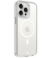 Skaidrus (Sidabrinės spalvos) dėklas Apple iPhone 15 Pro Max telefonui "Tactical MagForce 2.0 Cover"