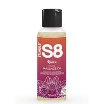 STIMUL8 S8 Relax masažo aliejus (žalioji arbata) 50 ml