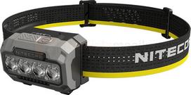 NITECORE priekinis žibintas HA29 UHE, maks. 1200 lm, maitinamas akumuliatoriumi ir baterijomis