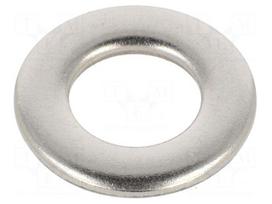 Washer | round | h=1.6mm | M8 | D=16mm | A2 stainless steel | DIN 125A