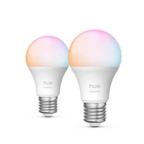Philips Hue White and colour ambience Essential A60 – E27 smart bulb – 806 lm – 8W – 2-pack