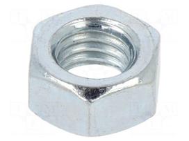 Nut | hexagonal | M5 | Thread: metric | steel | Plating: zinc | 8mm