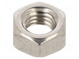 Nut | hexagonal | M5 | Thread: metric | A2 stainless steel | 8mm