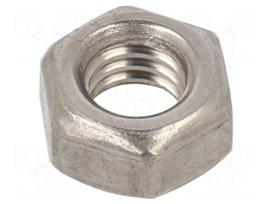 Nut | hexagonal | M6 | Thread: metric | A4 stainless steel | 10mm