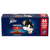 PURINA Felix Fantastic in jelly Box - wet cat food - 44x85g