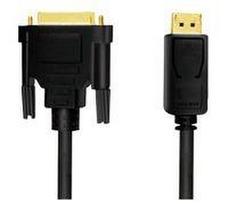 Kabelis iLike  M-CAB DP 1.2 TO DVI CABLE 5M BLACK M/M GOLD 1080 60HZ