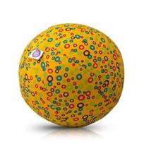 Kitas produktas iLike  Akcija! Bubabloon lateksa balons ar auduma pārvalku  Circles Yellow